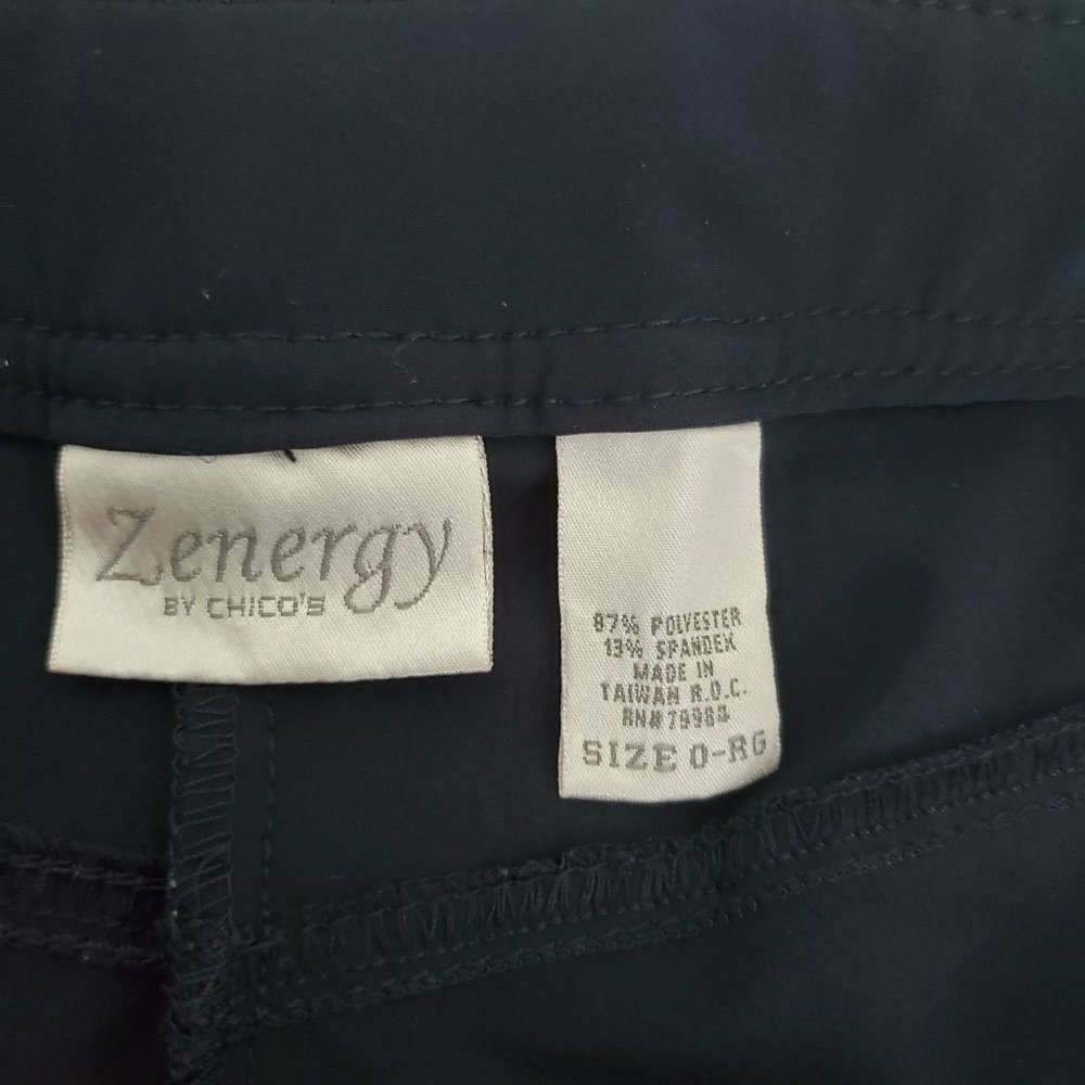 Zenergy By Chicos Women's Neema Zippered Side Pocket Cargo Pants Size 0/ US-4 - Picture 12 of 16